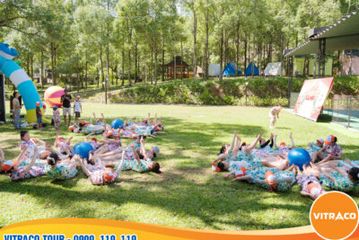 Không gian mát mẻ của Hòa Phú Thành rất phù hợp để tổ chức Team Building