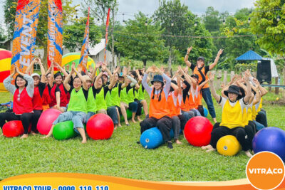 Tổ chức team building tại Bana Rita Farm